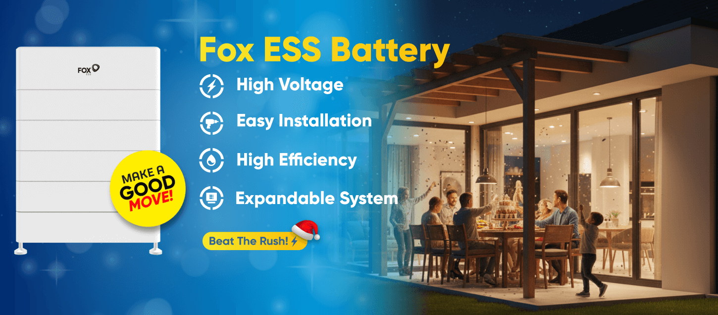 Foxess battery banner