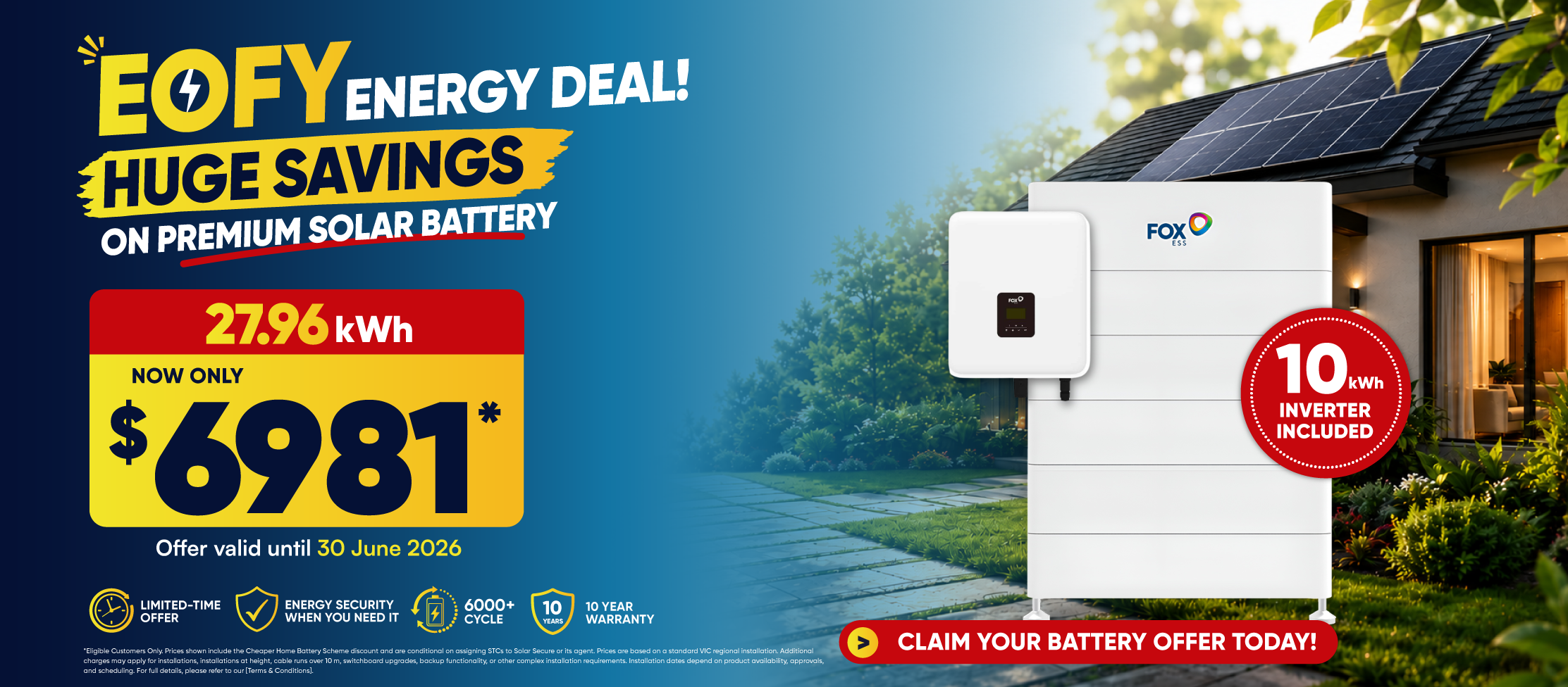 best solar panel deals in VIC by solar secure