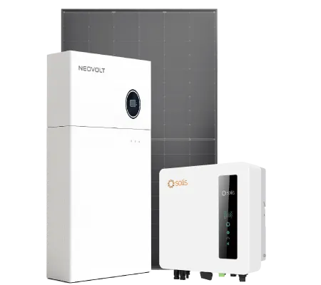 6.6 kW solar system with battery