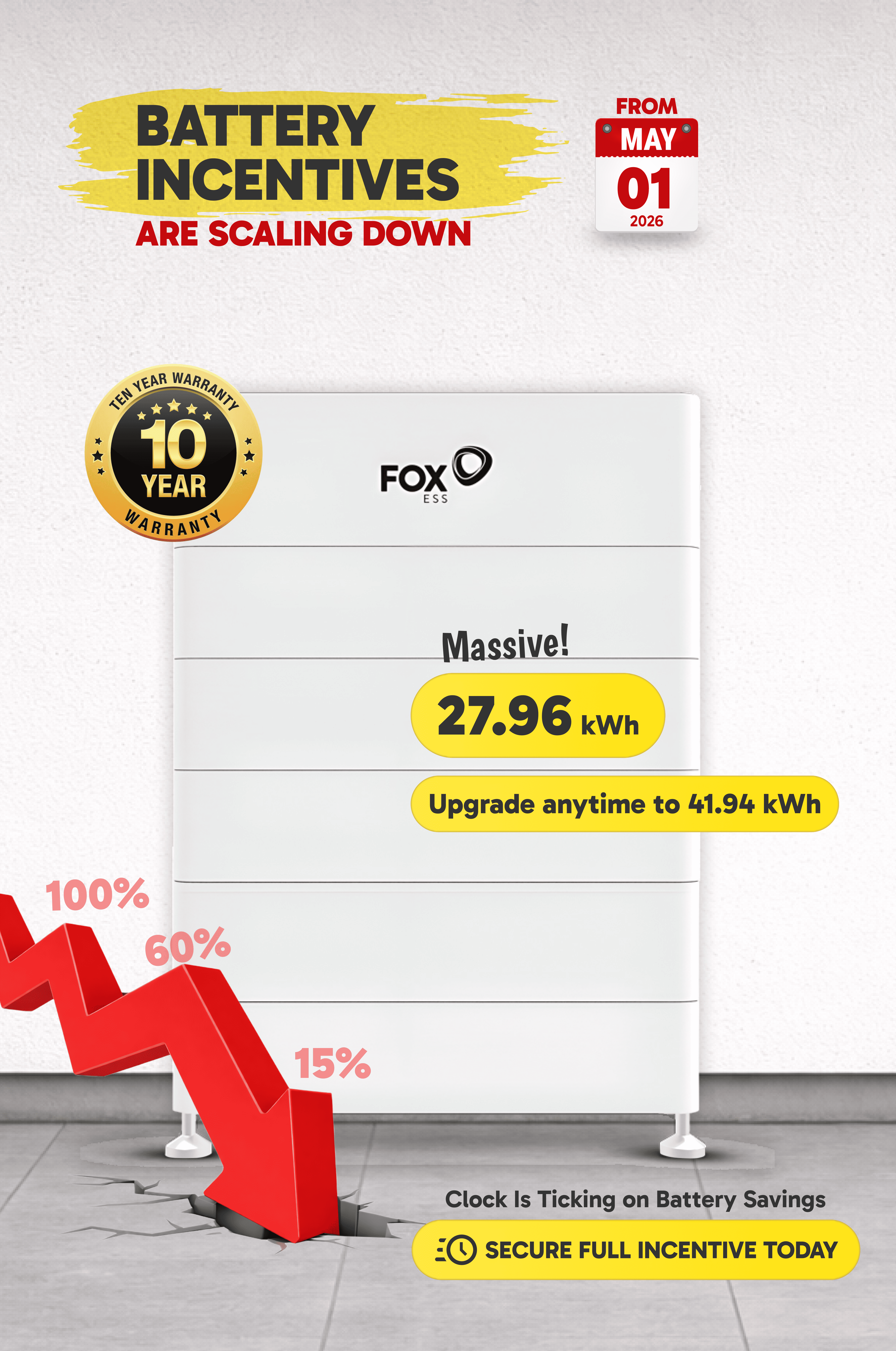 Rebate Reducing Soon banner